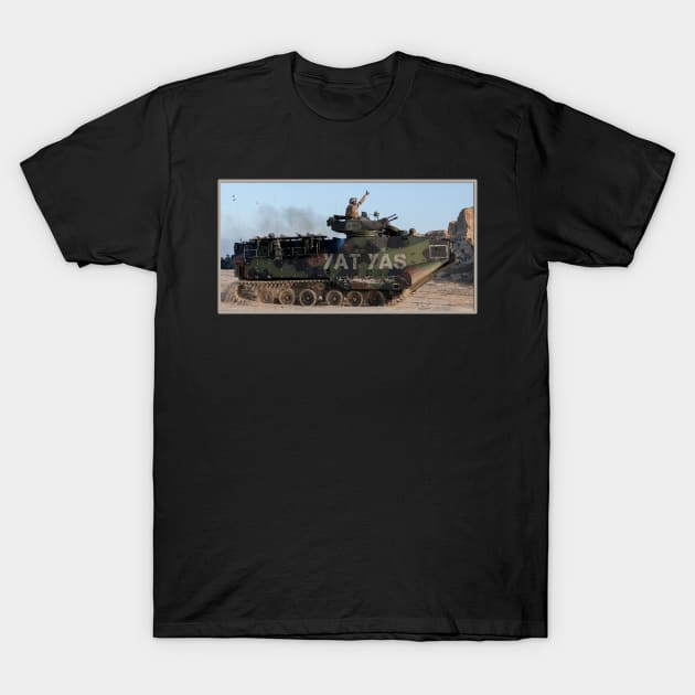 YAT YAS Amtrac AAV Amphib Crew T-Shirt by outrigger